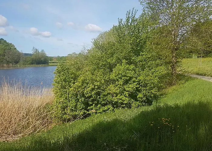 idyllisches Mühlengebäude